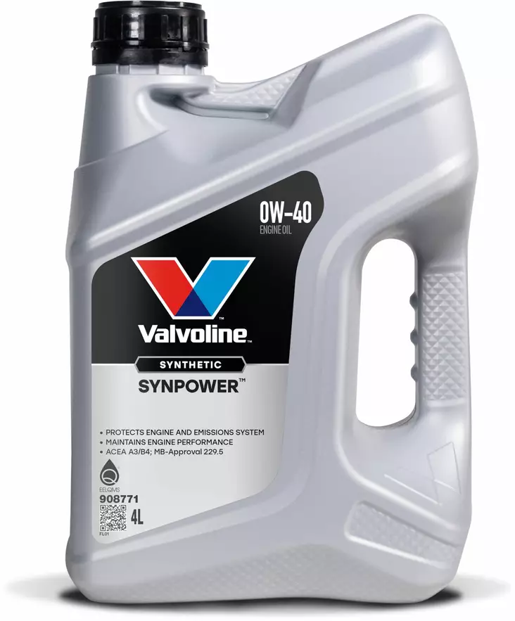 Valvoline Synpower 0W-40 moottoriöljy 4 l - Moottoriöljyt - 8710941018706 - 1