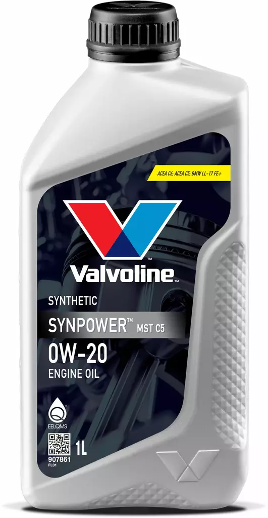Valvoline Synpower MST C5 0W-20 moottoriöljy 1 l - Moottoriöljyt - 8710941013886 - 1