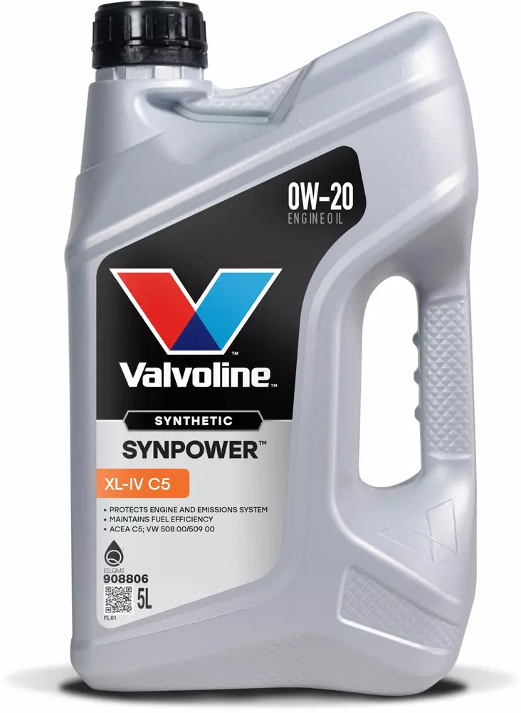 Valvoline SynPower XL-IV C5 0W-20 moottoriöljy 5 l - Moottoriöljyt - 8710941018256 - 1