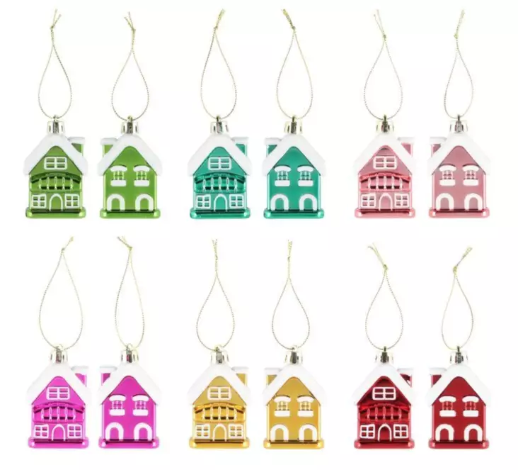 Winteria Oksakoriste Talo 2 kpl - Joulukoristeet - 6410416489476 - 1