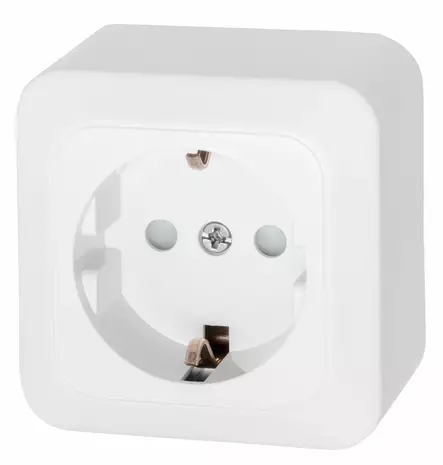 Airam pistorasia 1-os. IP20 pinta-as. - Rasiat ja pistokkeet - 6435200204417 - 1