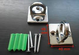 Köysikoukun seinäliitin 2kpl/pkt - Narut, köydet - 6416096200677 - 1