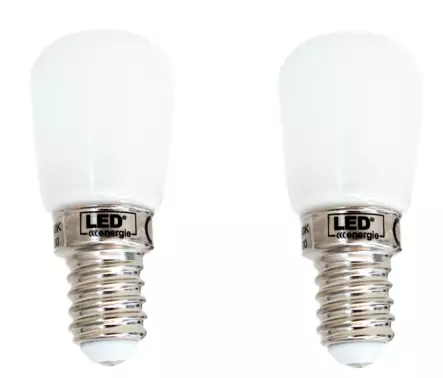 LED Jääkaappi- ja laitelamppu 2W T26 E14 - E14-kanta - 6418536007457 - 2