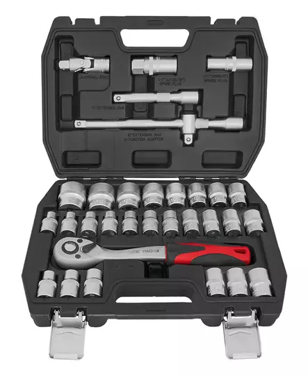 ProMaster työkalusarja 1/2" 32-os. - Hylsyt ja -sarjat - 6420286824277 - 1