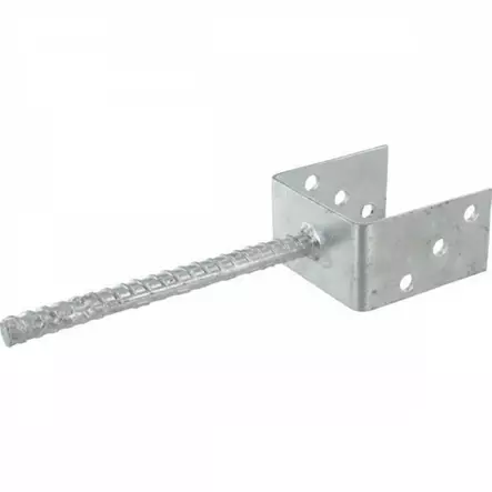 U-kiinnike aitapylväälle 71/100x60 mm - Aitapaalut - 8719607102957 - 1