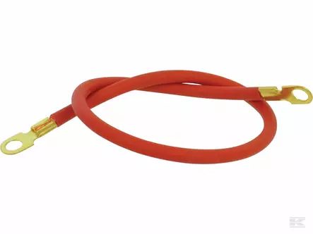 Virtakaapeli punainen 50 cm - Johdot - 8719593730837 - 1