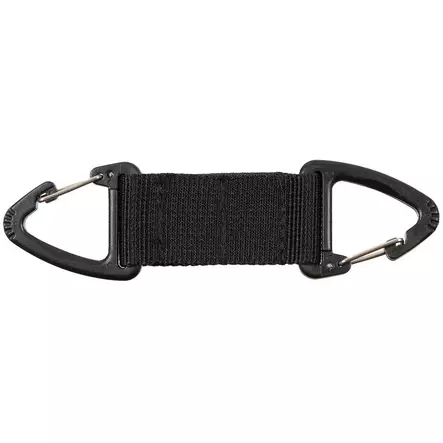 Yleispidike 2 karabiinihaalla musta - Survival -tuotteet - 4044633191397 - 1