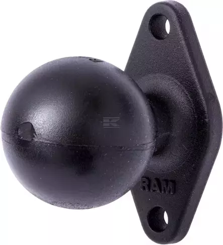 Tasokiinnike, soikea pohja, 1,5" kuula - Muut traktoritarvikkeet - 8719593845517 - 1