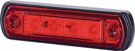 LED-äärivalo 0,5/1W suorakulma punainen - Työvalot - 8719607096607 - 1