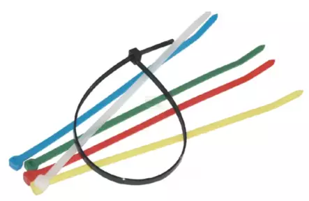 Nippuside punainen 14 cm 50 kpl/pkt (P) - Nippusiteet - 8716106156757 - 3