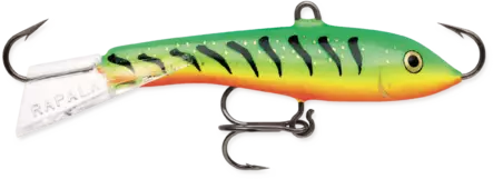 Rapala Jigging Rap 2cm Glow Tiger (GT) tasapainopilkki - Tasapainopilkit - 022677012247 - 1