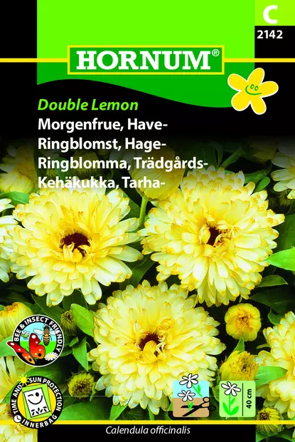 Tarhakehäkukka ´Double Lemon´ - Siemenet ja siemenperunat - 5708787021427 - 1