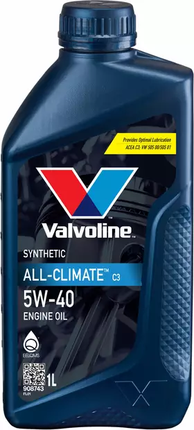 Valvoline All Climate C3 5W-40 moottoriöljy 1 l - Moottoriöljyt - 8710941015767 - 1