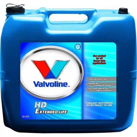 Valvoline HD Extended Life 50/50 RTU käyttövalmis jäähdytinneste 20 l - Moottoriöljyt - 8710941013497 - 1