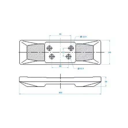 VemaTRACK Kumilevyt 450mm - Muut traktoritarvikkeet - UP3742107 - 1