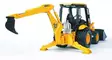 Bruder JCB Midi CX traktorikaivuri - Bruder työkonelelut - 4001702024277 - 3