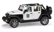 Bruder Jeep Wrangler Rubicon poliisiauto - Bruder työkonelelut - 4001702025267 - 2