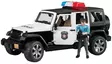 Bruder Jeep Wrangler Rubicon poliisiauto - Bruder työkonelelut - 4001702025267 - 1
