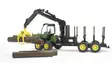 Bruder John Deere 1210E ajokone - Bruder työkonelelut - 4001702021337 - 3