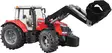 Bruder Massey Ferguson 7624 etukuormaajalla - Bruder työkonelelut - 5700038449707 - 2