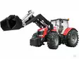Bruder Massey Ferguson 7624 etukuormaajalla - Bruder työkonelelut - 5700038449707 - 1
