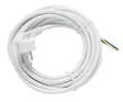 Liitosjohto pistotulpalla valk. 3m - Kaapelit ja johdot - 6435200260277 - 1
