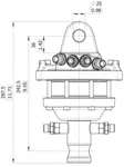 Rotaattori GR30 30 kN 49,5 mm akseli - Rotaattorit - 8719593013527 - 2