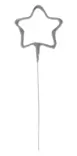 Tähtisadetikku tähti 4 kpl - Ilotulitteet - 6410412822437 - 2