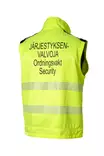 Järjestysmiesliivi kelta/musta EN 20471 Lk.2 - Asusteet - 6418326401717 - 2
