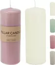 Pöytäkynttilä Vaaleat sävyt 5,5 x 10,5cm - Kynttilät - 8720573827607 - 1