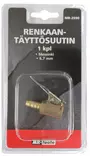 Renkaantäyttösuutin 6,7 mm messinki - Paineilmaliittimet - 6430074694067 - 1