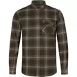 Seeland Glen flanellipaita Pine green S - Retkeilyasusteet - 5714733651037 - 1