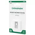 Terät 12 kpl, 36 x 18 x 0,9 mm - Robottiruohonleikkurin varaosat - 7333272011577 - 1