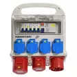 Työmaakeskus 32 A 1x16A 1x32A 4x230V - Rasiat ja pistokkeet - 6438152085707 - 1