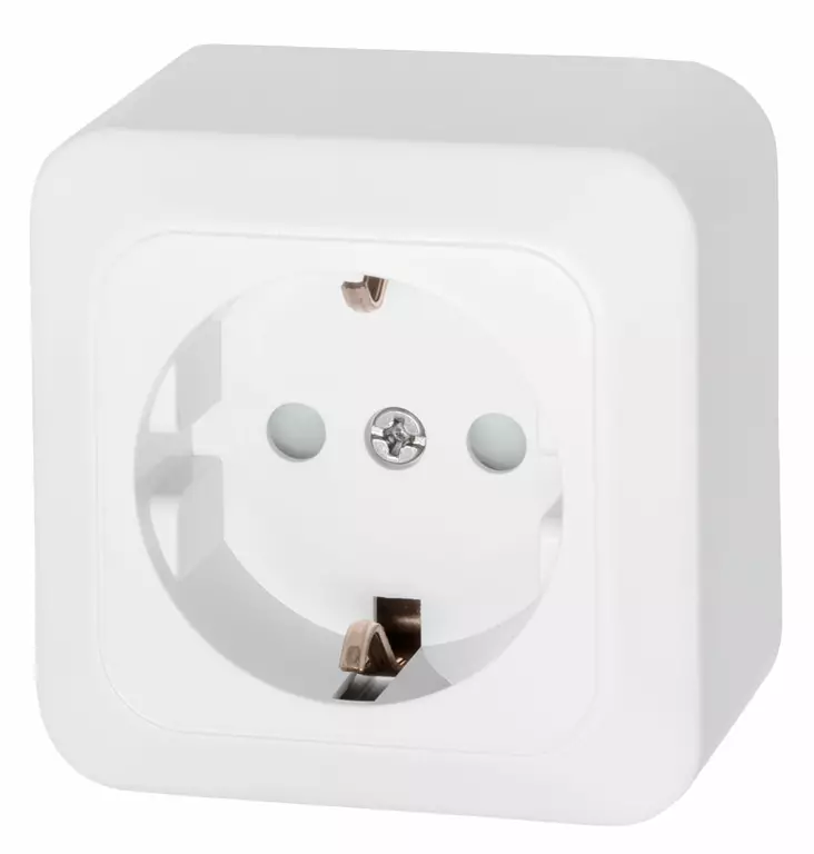 Airam pistorasia 1-os. IP20 pinta-as. - Rasiat ja pistokkeet - 6435200204417 - 1