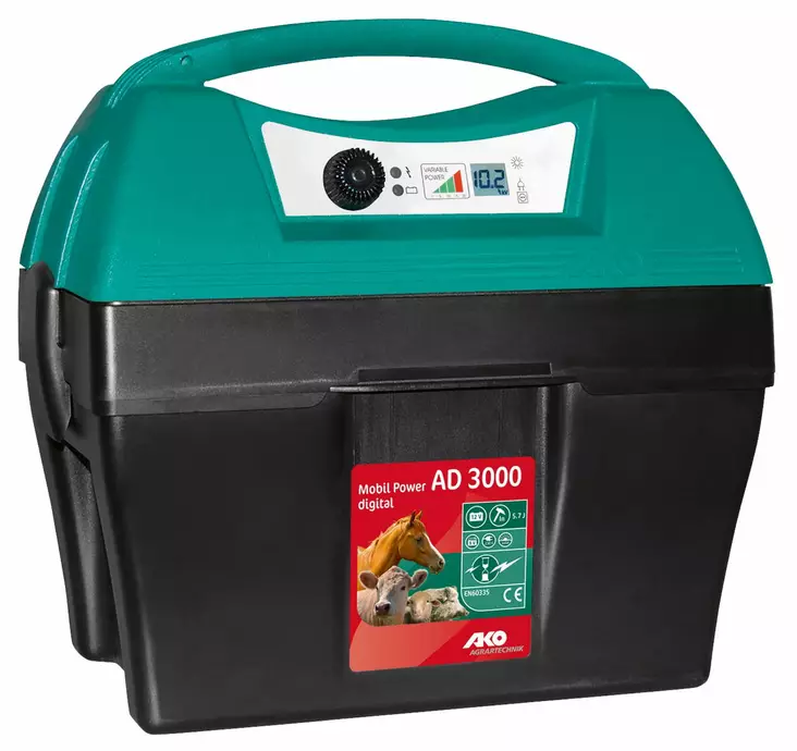 Akkupaimen Mobil Power AD 3000 Digital, 12 V - Sähköaitatarvikkeet - 4035738008277 - 1