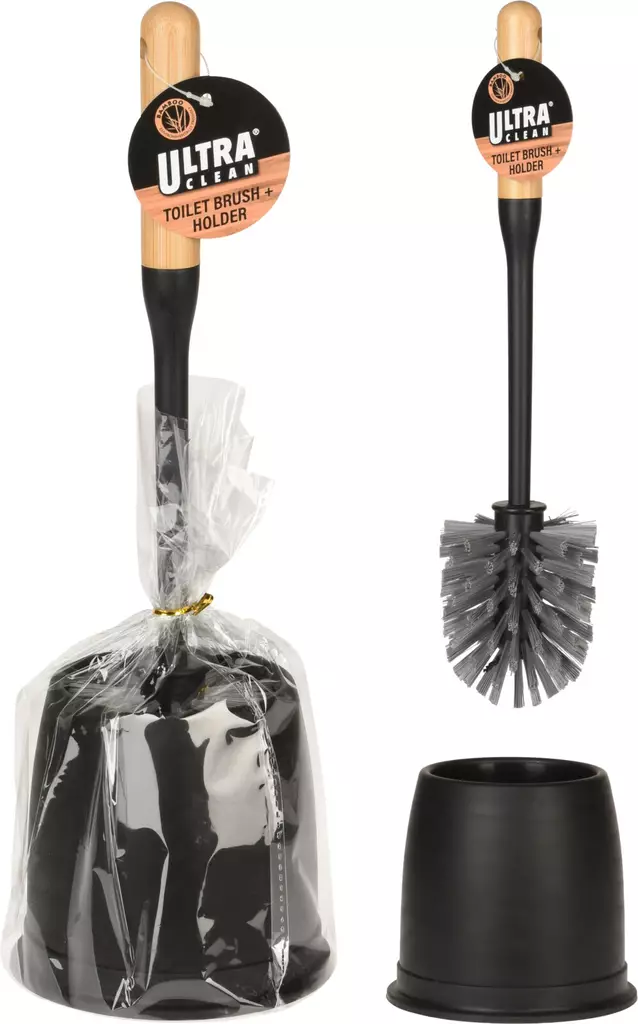 Bambu wc-harja kupilla musta - Muut siivoustuotteet - 8720573180177 - 1