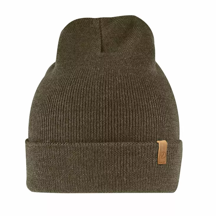 Fjällräven Classic Knit Hat Dark Olive - Retkeilyasusteet - 7323450347147 - 1