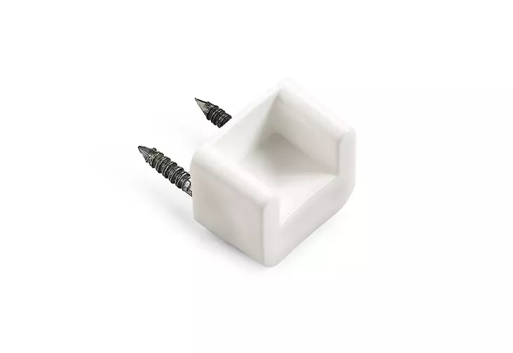 Habo hyllynkannatin 1596 valkoinen - Kannattimet ja seinäkiskot - 7317900056727 - 1