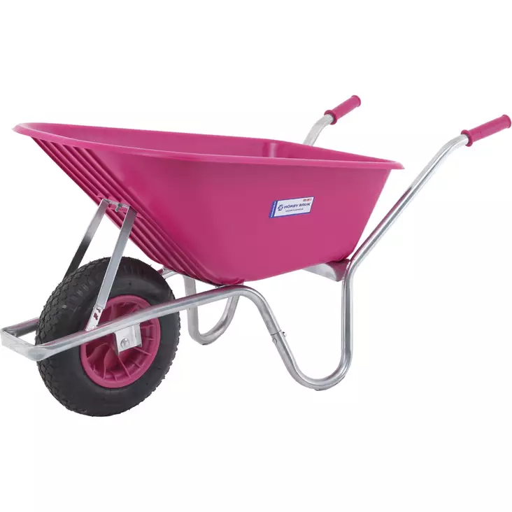 Hörby Bruk kottikärryt pinkki 100 litraa - Kärryt, pyörät - 7318890013097 - 1