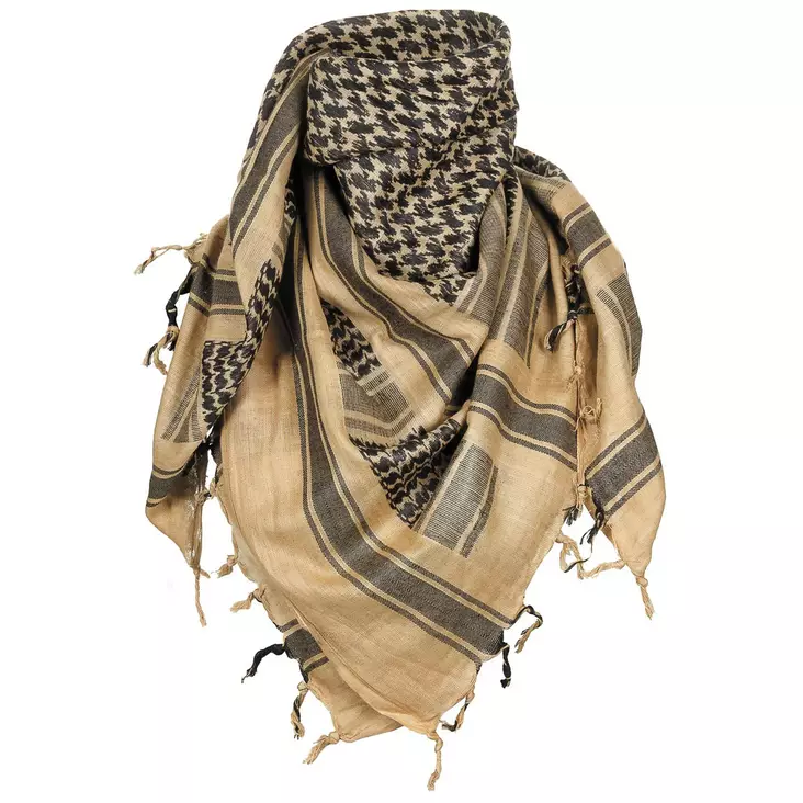 Huivi Shemagh hiekka-musta - Retkeilyasusteet - svm0000008597 - 1