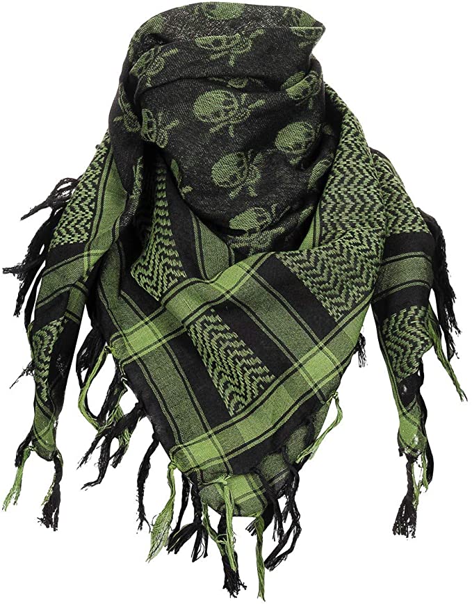 Huivi Shemagh oliivi-musta - Retkeilyasusteet - svm0000003207 - 1