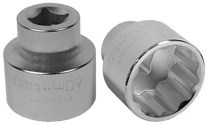 Hylsy 1" vääntiöille 12-kulmainen profiili - Hylsyt ja -sarjat - 795609497657 - 1