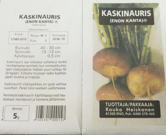 Kaskinauris siemenpussi 5 g - Siemenet ja siemenperunat - 6405301000157 - 1