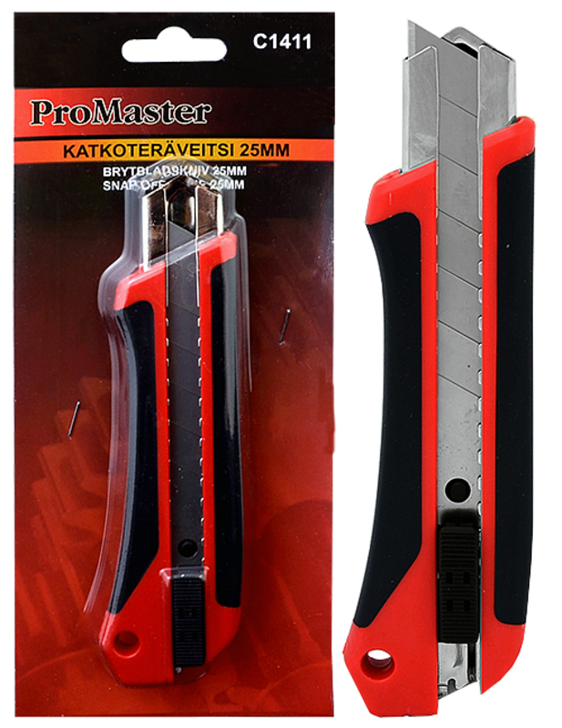 Katkoteräveitsi 25 mm - Puukot ja veitset - 6420286814117 - 1
