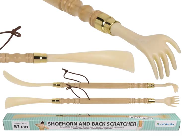 Kenkälusikka / selänraaputin 51 cm - Apuvälineet - 4029811436507 - 1