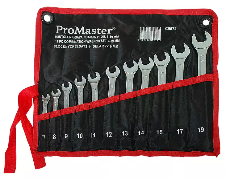 Kiintolenkkiavainsarja 11-os. 7-19 mm - Kiintolenkkiavaimet - 6420286895727 - 1