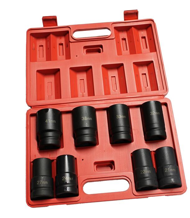 Konehylsysarja 1" 8-os. - Hylsyt ja -sarjat - 6430032153667 - 1