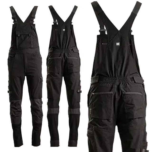 Kramp 4Way Stretch Technical avohaalari musta - Kesä työvaatteet - 8719493030587 - 1