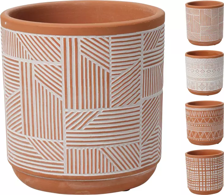 Kukkaruukku keraaminen 11x11,5 cm - Ruukut, vaasit, korit - 8720573512947 - 1